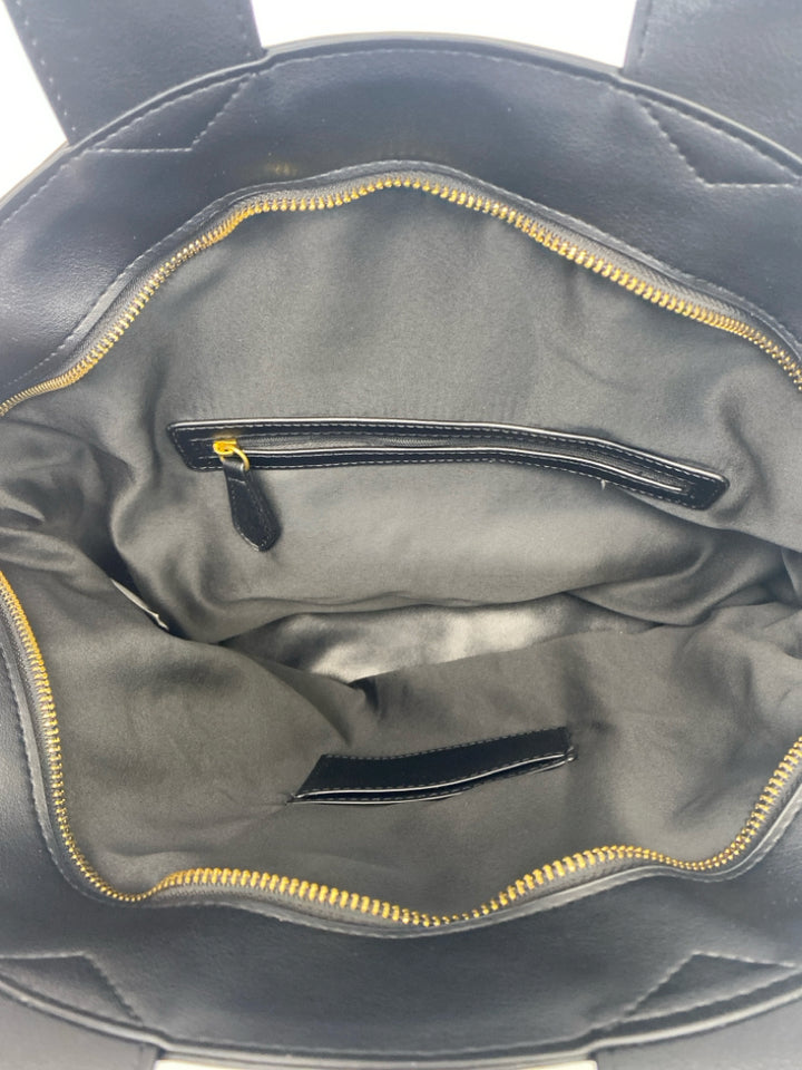 FREE ASSEMBLY Cream/Black Canvas Tote Bag