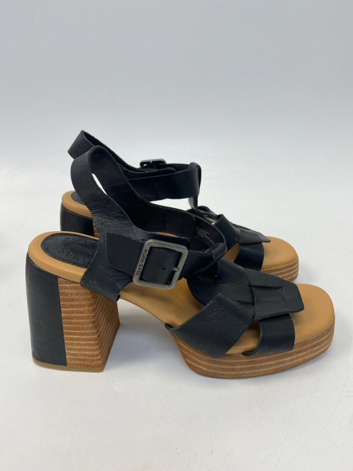 NWOT Kork-Ease  Size 9 Black Sandals