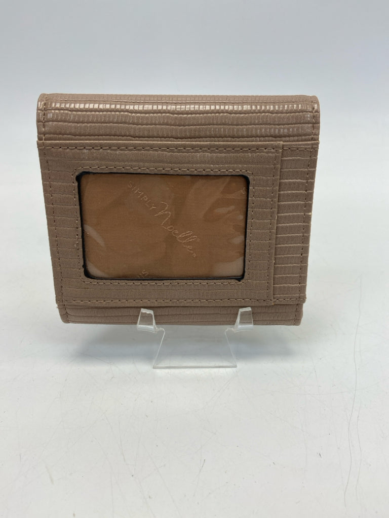 Simply Noelle Tan Embossed Wallet