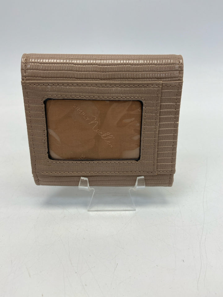 Simply Noelle Tan Embossed Wallet