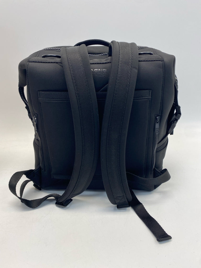 Dagne Dover Black Neoprene Diaper Bag
