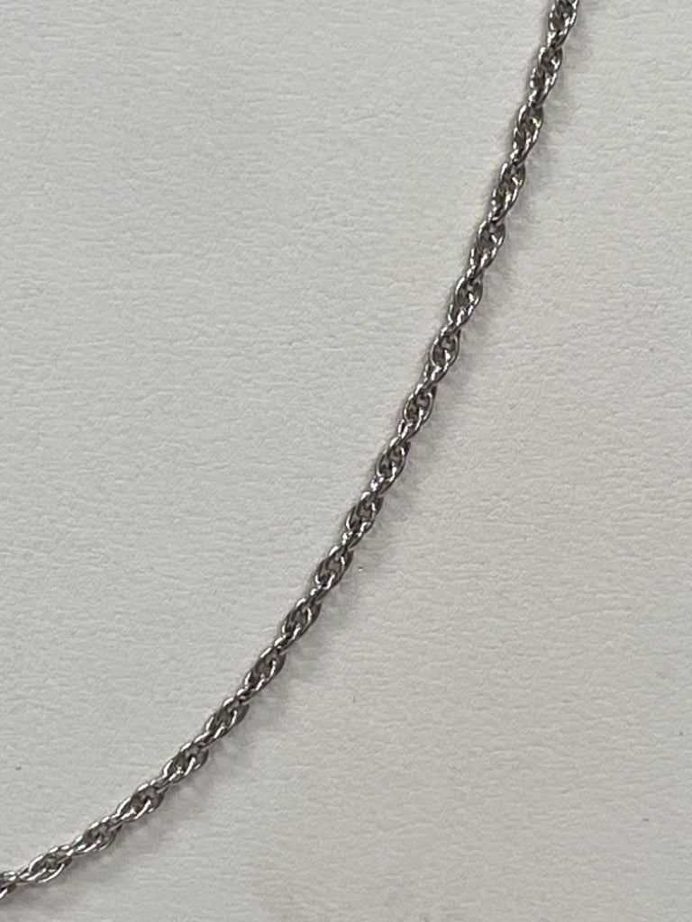 Ballou 22" Sterling Silver Rope Necklace