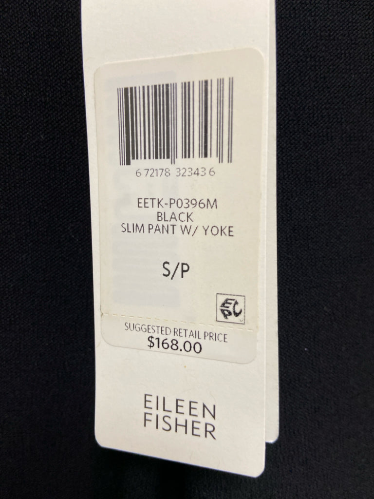 NWT Eileen Fisher Size S Black Ladies Pants