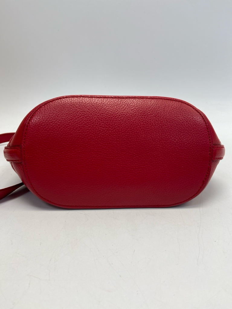 Brighton Red Drawstring(s) Crossbody