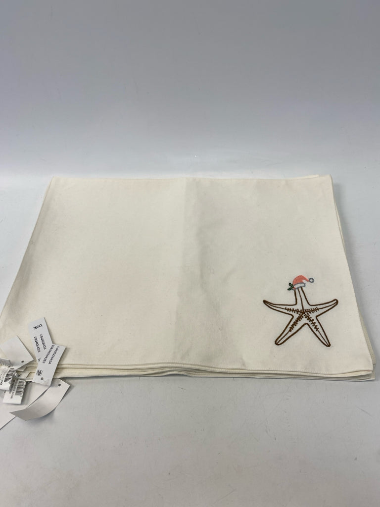Cream Starfish Christmas