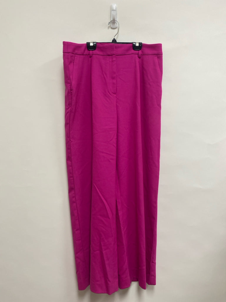 NWT Talbots Size 14 Fuschia Wool Blend Ladies Pants