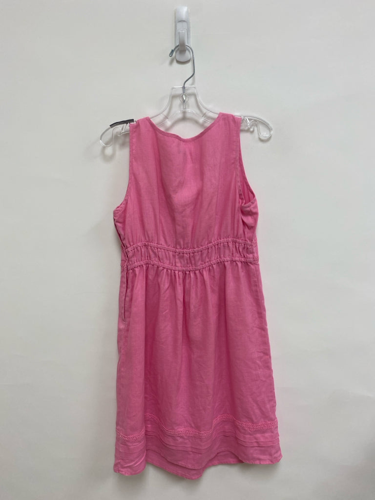 Juicy Couture SIZE 12 Pink Sleeveless Linen Girl&