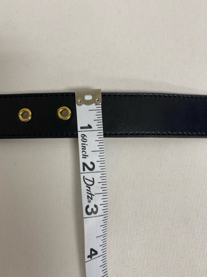 NWT Talbots Black Gold Buckle(s) Belt