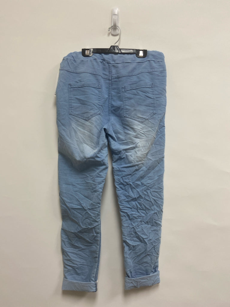 NWT Size OSFM Blue Sequins Ladies Pants