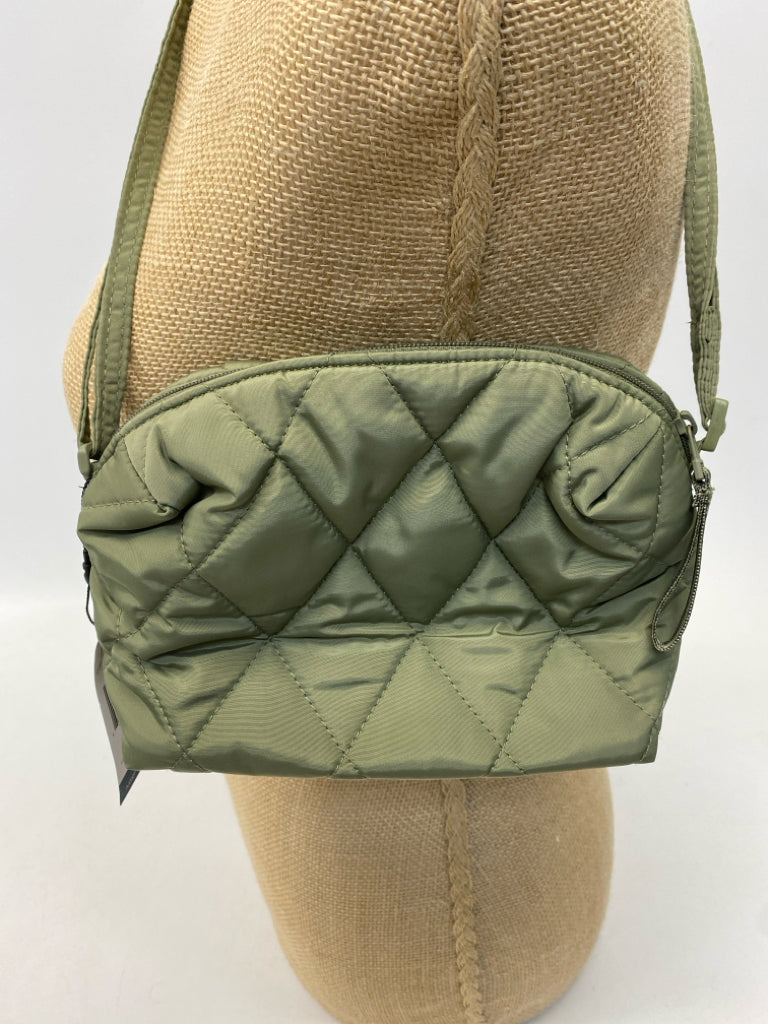 NWT Vera Bradley Sage Quilted Nylon Crossbody