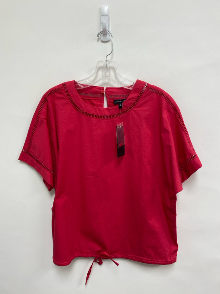 NWT Limited Size M Red Cut-Out Ladies Top