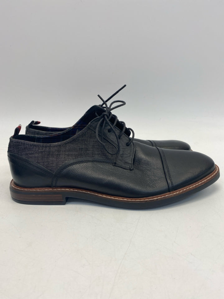 Ben Sherman Size 10.5 Black Lace-Up Men&