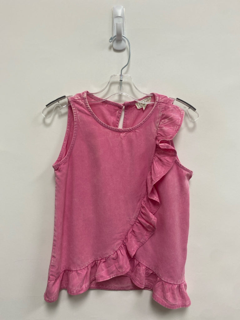 Hayden SIZE S Pink Ruffles Sleeveless Girl&