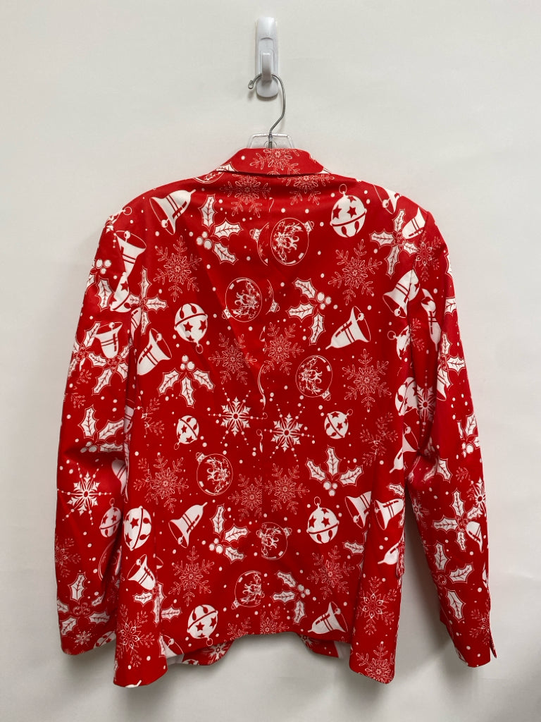 Size 42L Red/White Christmas Men&