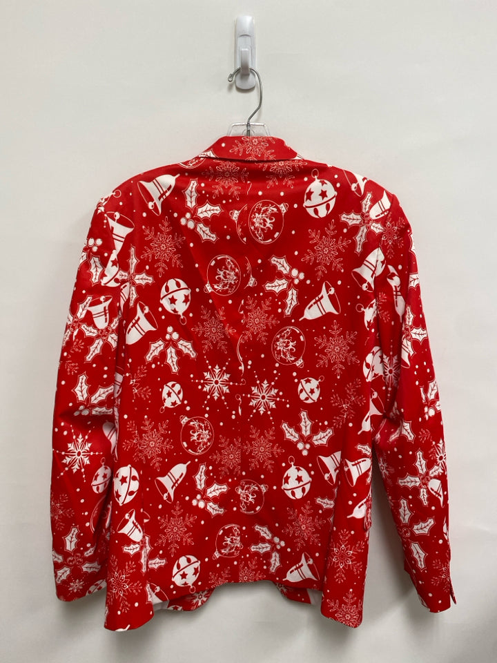 Size 42L Red/White Christmas Men&