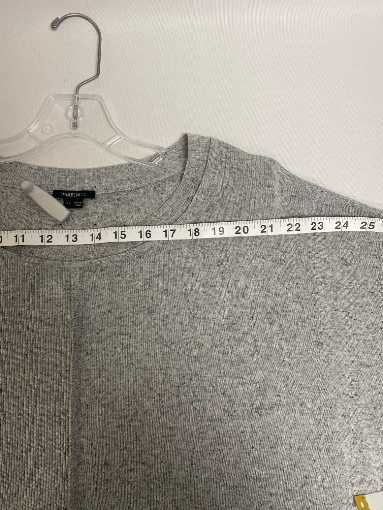 LAFAYETTE 148 Size XL Gray Linen Blend Ladies Sweater