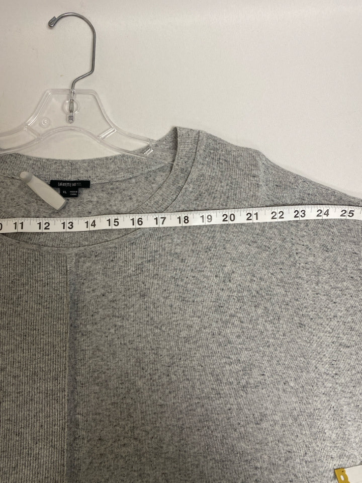 LAFAYETTE 148 Size XL Gray Linen Blend Ladies Sweater