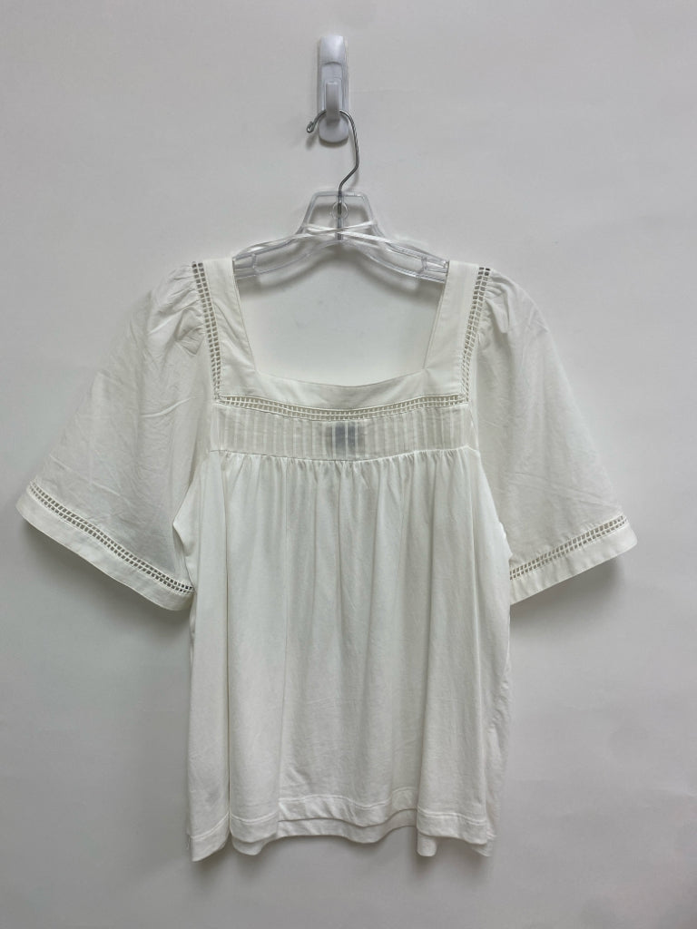 Elie Tahari Size L White Ladies Top