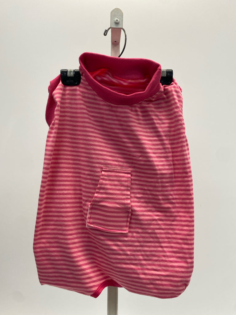 Fuamey Pink Striped Recovery Suit
