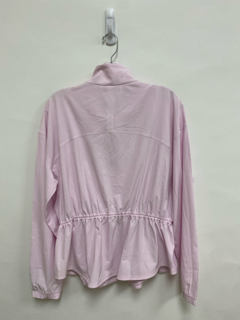 Lululemon Size L Pale Pink Zip Down Athletic Jacket