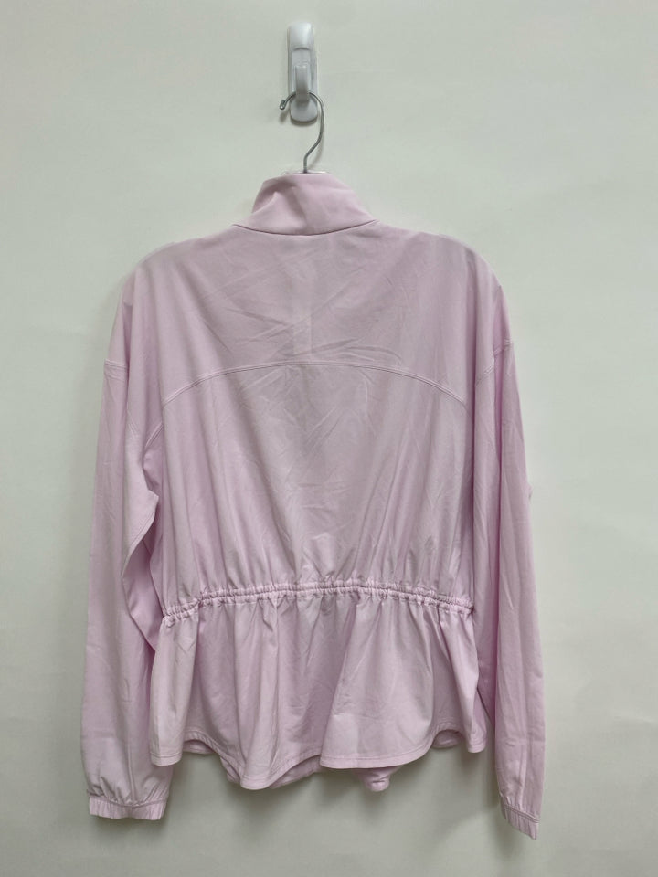 Lululemon Size L Pale Pink Zip Down Athletic Jacket