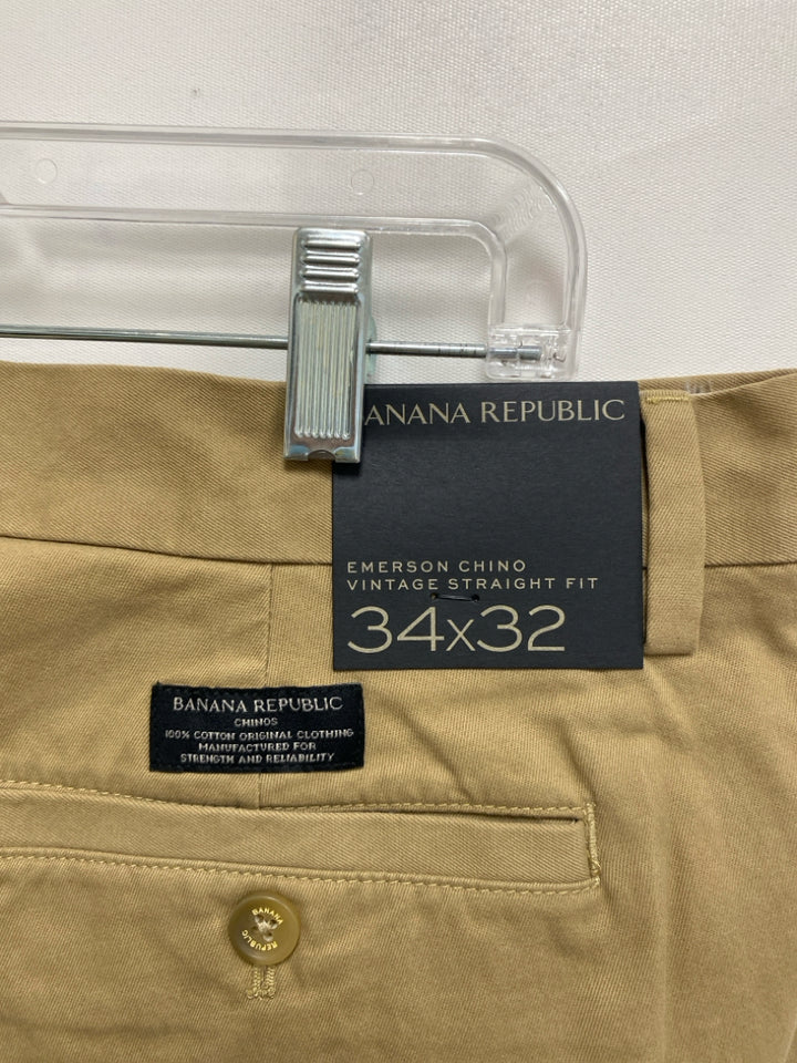NWT Banana Republic Size 34 Khaki Men&