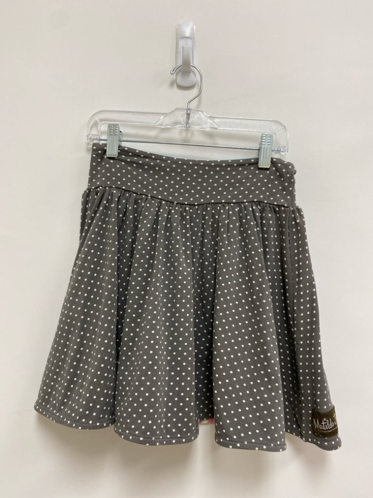 Matilda Jane SIZE 10 Gray White Polka Dot Girl&