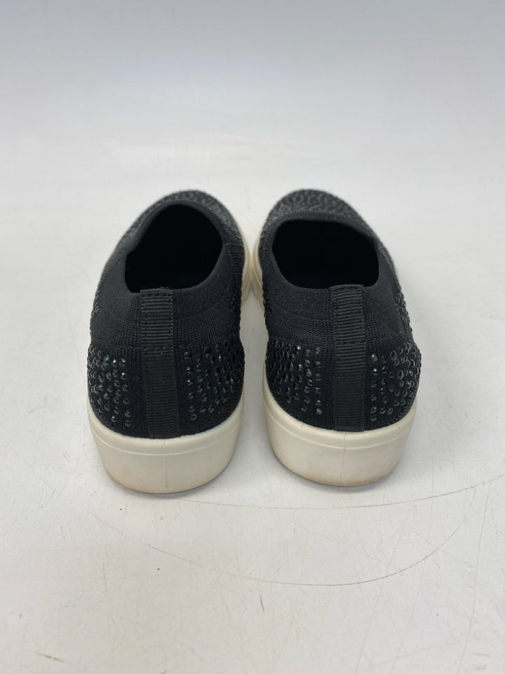 Skechers US Shoe Size 7.5 Black Rhinestone(s) Sneakers