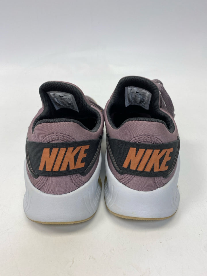 Nike  Size 7 Purple Gold Lace-up Sneakers