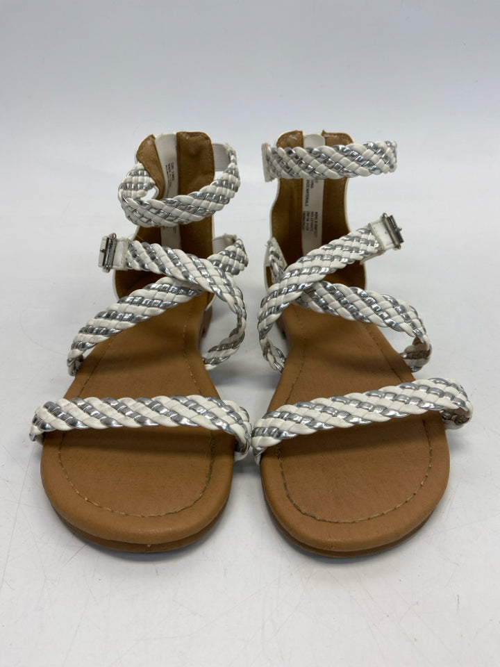 Sonoma SIZE 3 White Silver Braided Girl&
