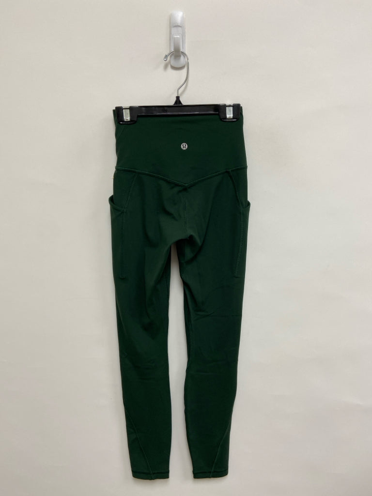 Lululemon Size 2 Green Athletic Leggings