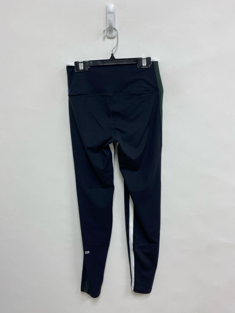 NWT Splits59 Size M Black Olive Green Cropped Athletic Leggings