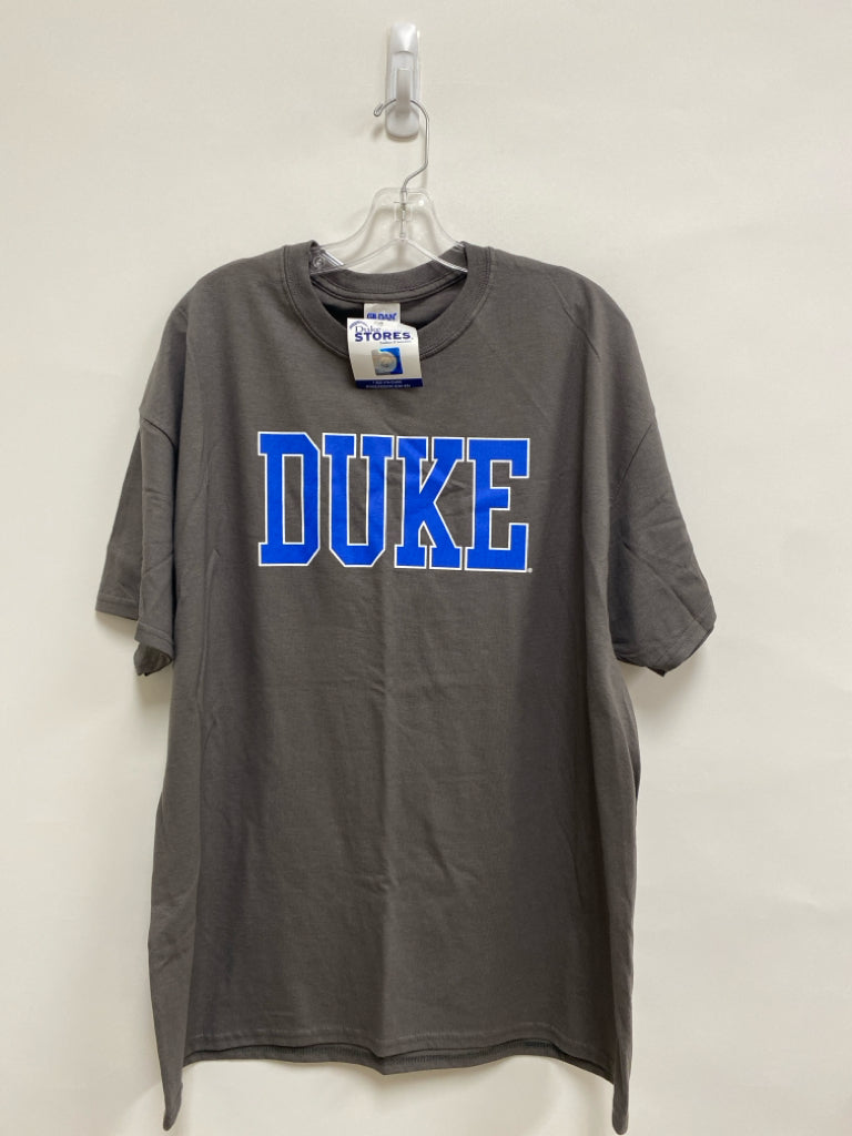 NWT GILDAN Size XL Gray White/Blue Duke Men&