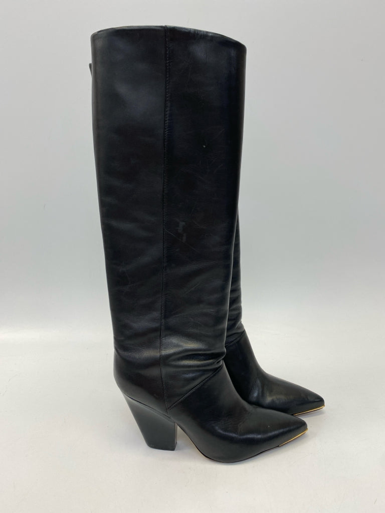Tory Burch US Shoe Size 10 Black Leather Boots