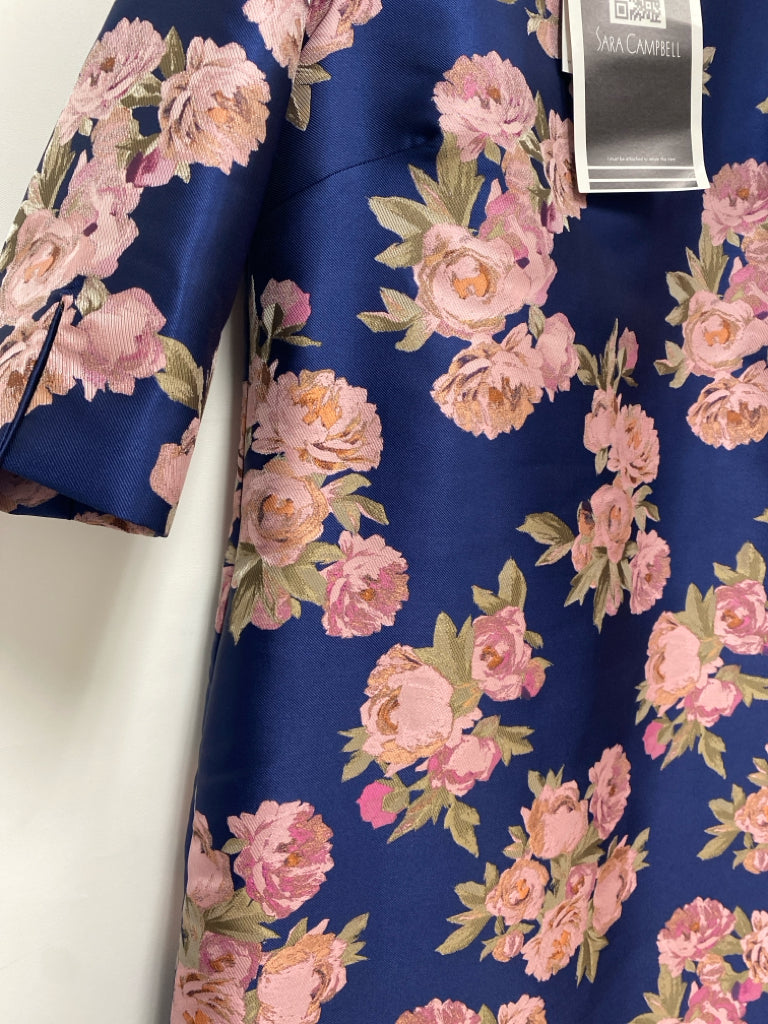 NWT Size 10 Navy Pink Floral Ladies Dress