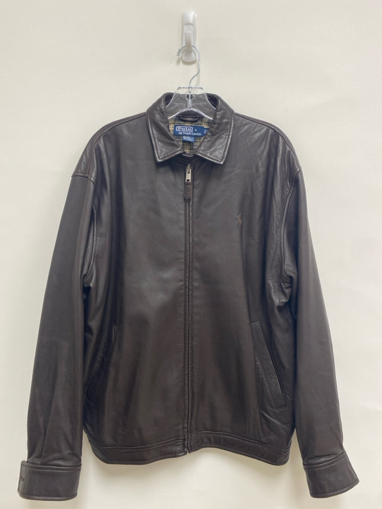 Ralph Lauren Size M Dark Brown Leather Men&