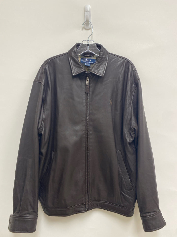 Ralph Lauren Size M Dark Brown Leather Men&