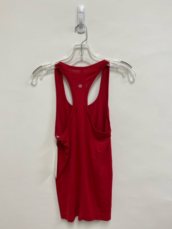 NWT Lululemon Size 6 Red Tank Athletic Top
