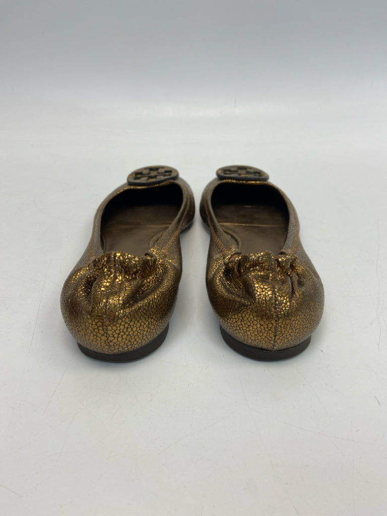 Tory Burch  Size 7 Bronze Metallic Flats