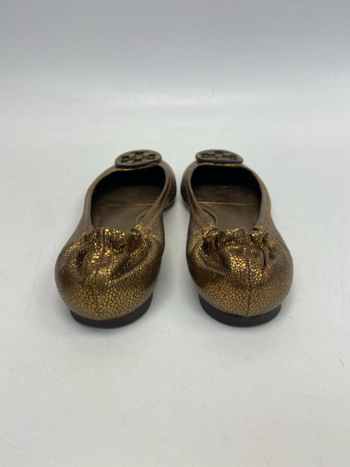 Tory Burch  Size 7 Bronze Metallic Flats