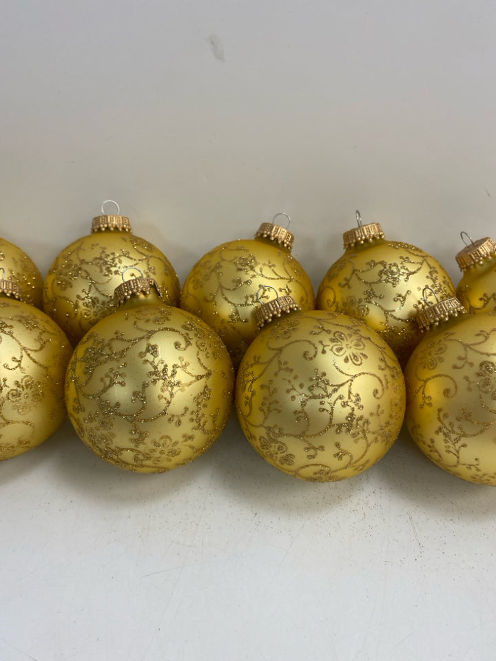 Yellow Gold Ornaments
