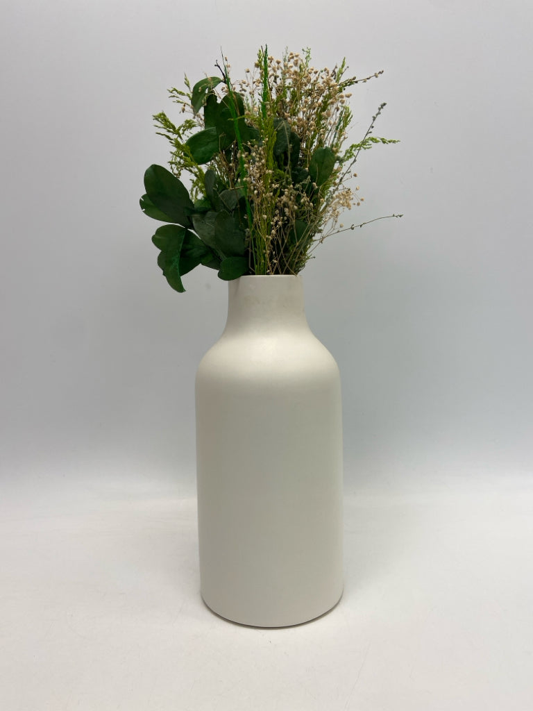 West Elm White Ceramic Vase