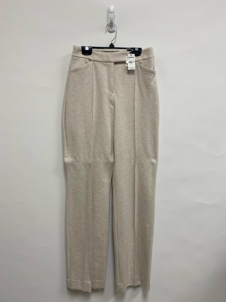 NWT Express Size 2R Beige Pleated Ladies Pants