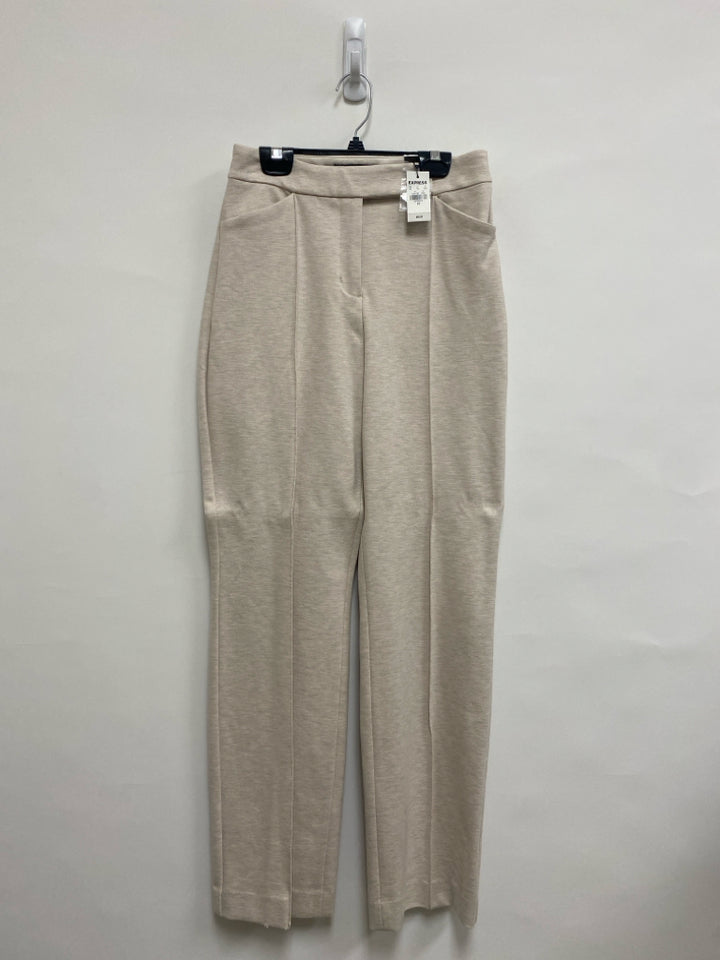 NWT Express Size 2R Beige Pleated Ladies Pants