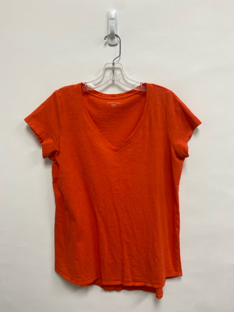 Eileen Fisher Size S Orange Ladies Top