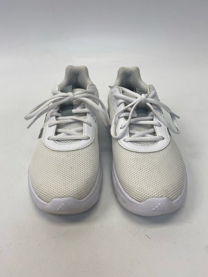 Adidas  Size 6.5 Wht/Cream Lace-up Sneakers