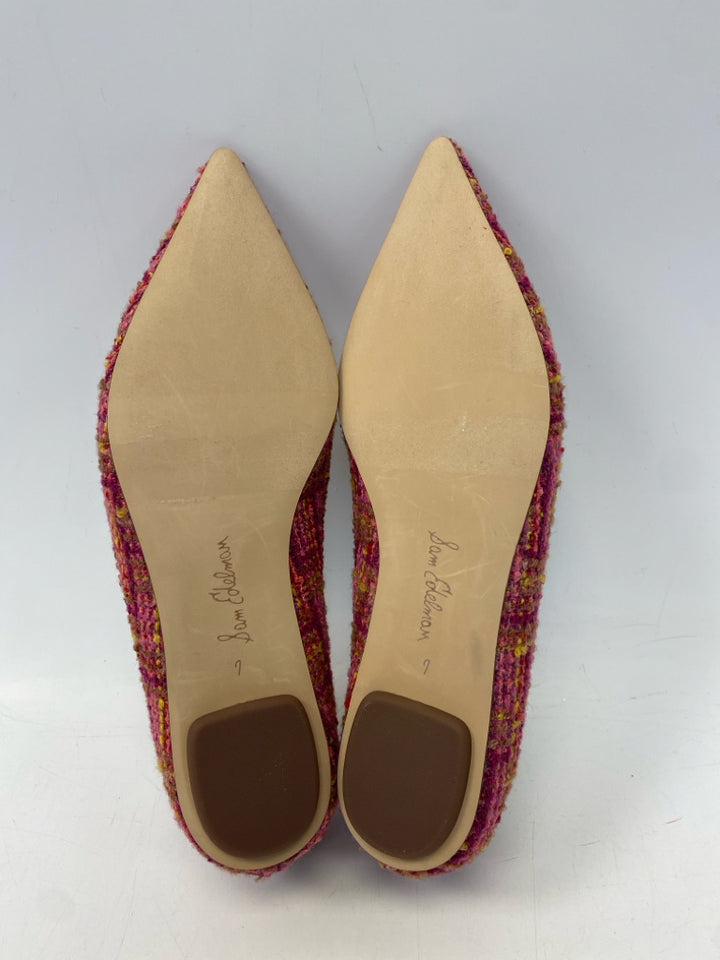 NWOT Sam Edelman US Shoe Size 7 Pink Multi-Color Flats