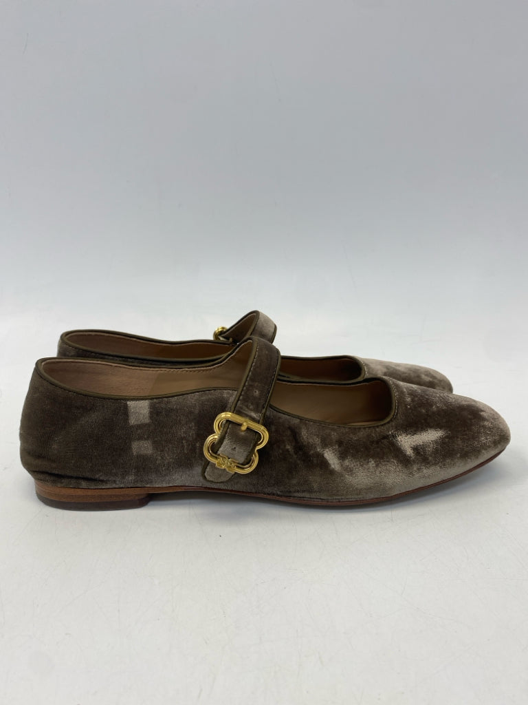 Sam Edelman US Shoe Size 9.5 Brown Velvet Flats