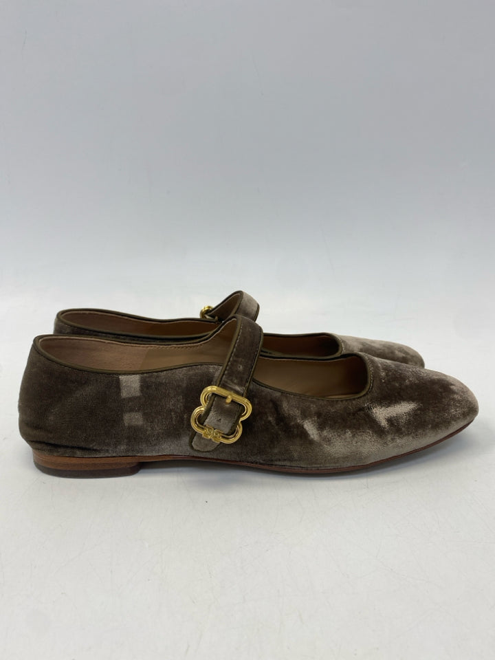Sam Edelman US Shoe Size 9.5 Brown Velvet Flats