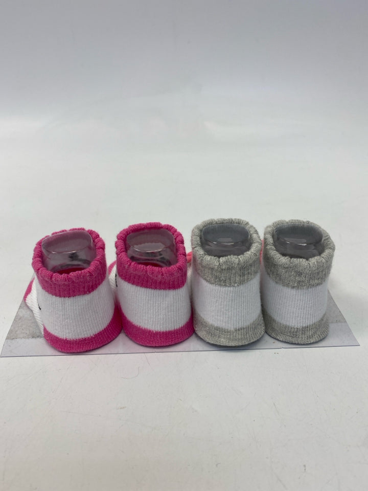 White Pink Assorted Print Girl&